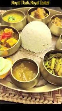 Ek Thali Mein Odisha Ke Paramparik Swad!#BelagadiaPalace #RoyalThali