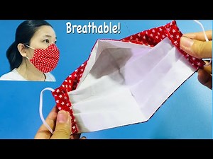 Very Breathable ! No Fog On Glasses - 3D MASK / Tutorial simple/ Size S M L