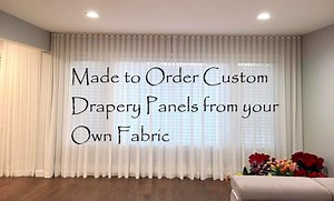 Custom Drapery Panels: Made to Order, Your Fabric Choice - Etsy