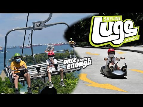 Skyline Luge Singapore | My favourite game of all time! | Skyline Luge Sentosa