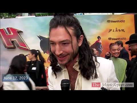 THE FLASH premiere interviews Ezra Miller, Ben Affleck, Sasha Calle, Michael Shannon - June 12, 2023