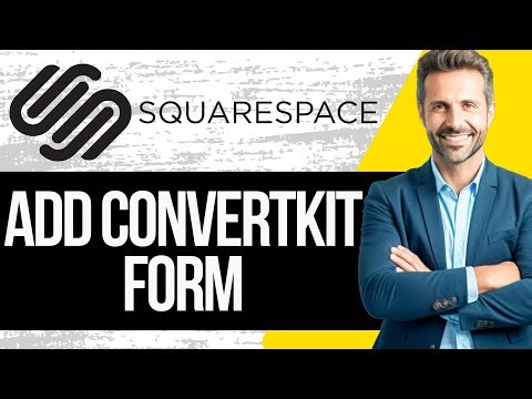 How to Add ConvertKit Form to Squarespace | Add Kit