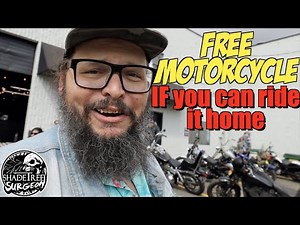 FREE MOTORCYCLE if you can ride it home | 4,000 Mile Challenge