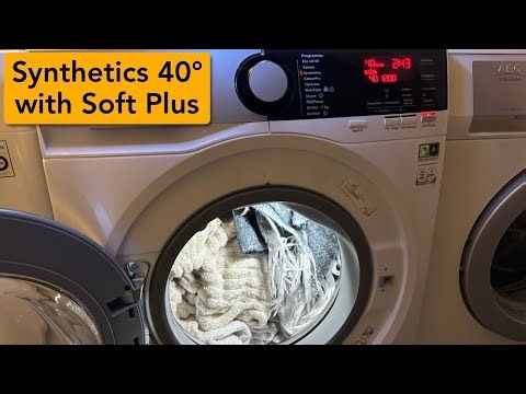 AEG 9000 Series L9FENS96 - Synthetics 40° with Soft Plus (Full cycle)