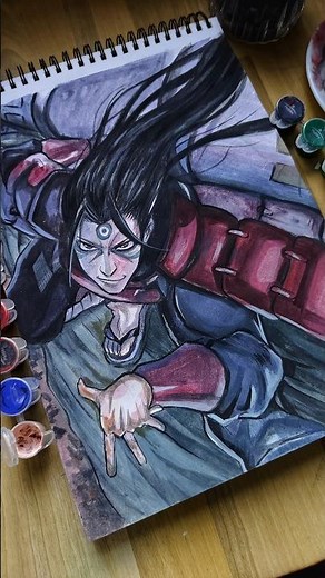 Drawing Hashirama from Naruto #shorts