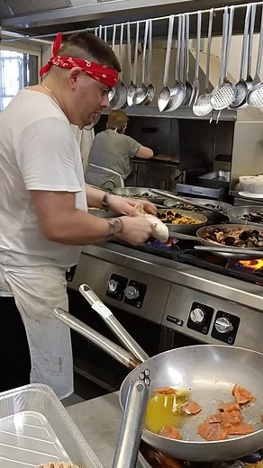 Cooking Techniques in a Professional Kitchen Setting