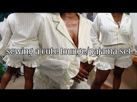 sewing a cute pajama set + venting about sewing patterns | EP 029