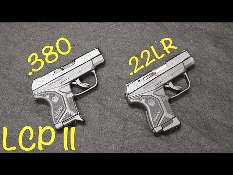 Ruger LCP II .22LR vs .380