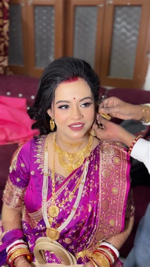 Reception bride ❤️❤️ #shorts #shortvideo #shortsfeed #makeup #viral #viralvideo #vlog