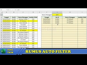 Excel Autofilter Formulas