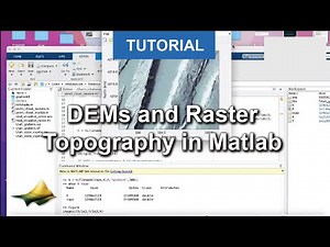 Visualize DEMs and Raster Topography in Matlab