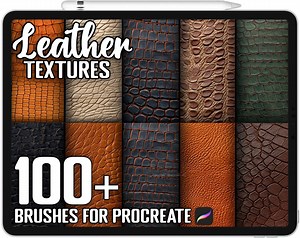 100  Procreate Leather Texture Brushes, Realistic Brushes for Procreate, Instant Digital Download - Etsy