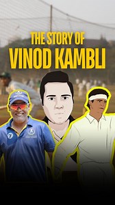 Aakash Chopra on Instagram: "From remarkable highs to crashing lows, Vinod Kambli’s life has been a journey of extremes on the pitch and off it. In today’s #HISStory video, let’s take a look at Kambli’s life."