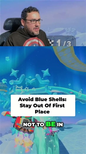 Mario Kart Challenge: Don't Be First To Avoid Blue Shells! #shorts