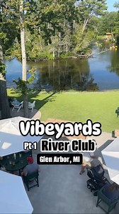VIBEYARDS pt 1 - River Club ⛳ 🌮🍹 NEW Summer Hot Spot!! ⛳ 18-hole mini golf course - putt & play with a drink in hand 🎵 riverside live music ☁️ sky deck 😃 all day family-friendly play 🌮 amazing food & drinks 📍Glen Arbor, MI It's a total vibe yard, find out more ➡️ link in bio | Hey Michigan