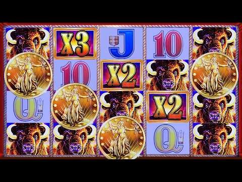 FIRST SPIN 4 COINS ON MAX BET BROKE THIS BUFFALO