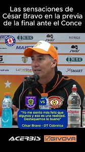 131K views · 2.6K reactions | 力 César Bravo, DT de Cobreloa, hizo un llamado a enfocarse en lo positivo en la previa de la final por el segundo ascenso a Primera División ante Deportes Concepción. ️ "Yo me siento más feliz que algunos y eso es una realidad. Destaquemos lo bueno". #Cobreloa #DeportesConcepcion #primerabchile #futbolchileno #PrimeraB | Primera B Chile | Facebook