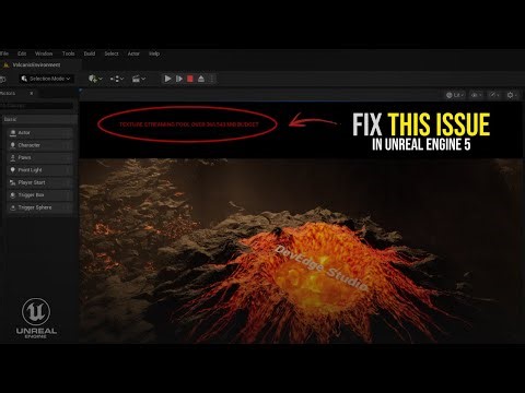 Unreal Engine (FIXED) Texture StreamingPool Over Budget!