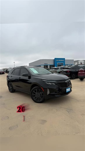 🖤🔥 Check out this 2024 Chevrolet Equinox RS all blacked out with that bold red accent stitching! Sporty, sleek, and ready to turn heads everywhere you go 👀 Come see us at Price Chevrolet and check it out in person — it’s looking for a new home! 🏡🚗 Ask for Roger and let’s make it yours today! 💪