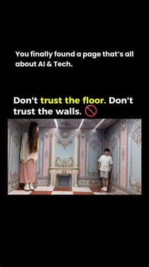 Artificial Intelligence | Tech | News | The Ames Room is a masterclass in visual manipulation. Invented in 1946, this structure utilizes specific geometric distortions to override... | Instagram