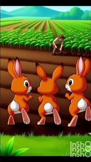 new trending cartoon # peter rabbit # farmer # made for kids #