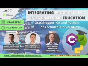 Programming in Structural Engineering Education: Grasshopper, C# and Python