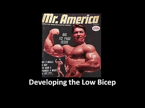 Developing the Low Bicep the Larry Scott way!