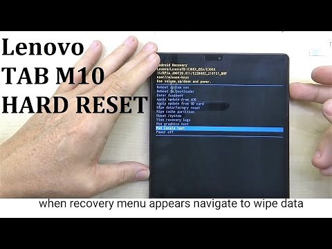 Lenovo TAB M10 TB -X306X HARD RESET + Insert SIM Card + Initial Setup