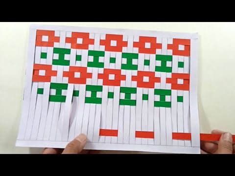 Learn Paper Weaving Patterns Easily (Slow Guide)