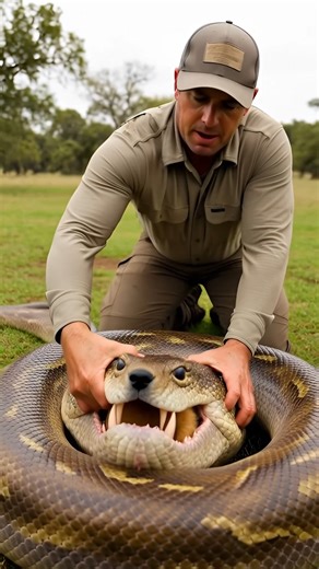 🐕⚡ Against All Odds: Ranger Pulls Live Golden Retriever Puppy from Deep Inside Massive Python's Throat – High-Stakes Procedure Ends in Pure Survival Magic! 🐍 This video is created with AI and the story is for your entertainment. | LuLu Games For Kids