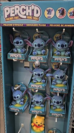 Disney Perch'd Plush Toys at Walmart Stitch, Nightmare Before Christmas, Winnie the Pooh