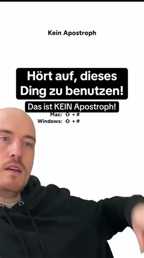 Frediesdas on Instagram: "Ein kleiner Strich. Millionenfach falsch gesetzt. Das ist kein Apostroph, sondern ein Kodierungszeichen. #Kommunikationsdesign #Deppenapostroph #schreiben #Typografie #DesignFails"