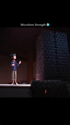 Microbots Unexpected Strength 🥶 || Big Hero 6 Edit || #edit #shorts #Hero #animation ||