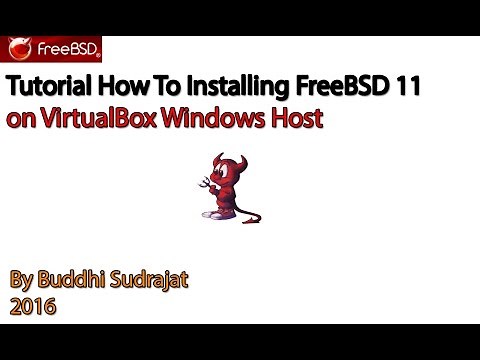 Tutorial How To Install FreeBSD 11 on VirtualBox Windows Host