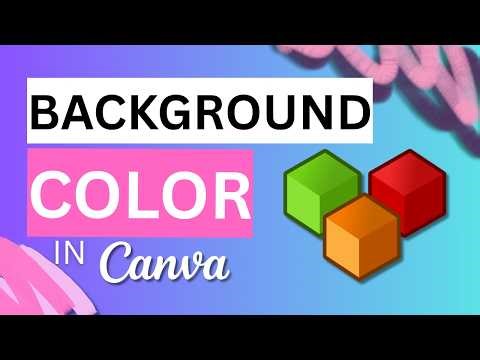 How to Change Background Color in Canva