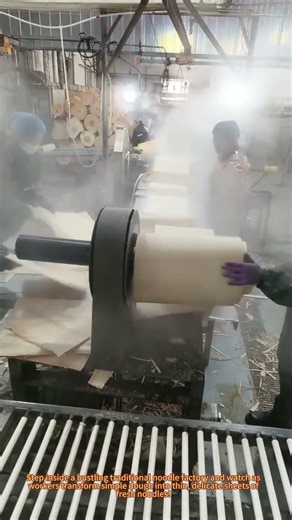 Handmade Noodle Making in a Traditional Factory | Food Production