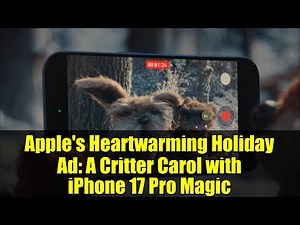 Apple's Heartwarming Holiday Ad: A Critter Carol with iPhone 17 Pro Magic