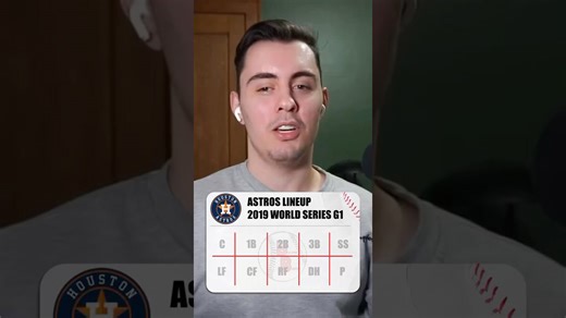 How well do we remember the Astros 2019 World Series lineup? #mlb #baseball #trivia #astros