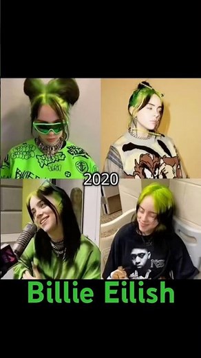 Billie Eilish Hair Transformation 2020→2026 😱 #billieeilish