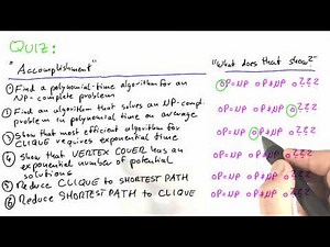 More On P Vs NP - Intro to Theoretical Computer Science