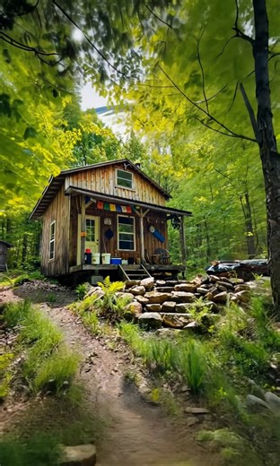 7.5K views · 77 reactions | Two Cabins, 30 Acres of Hunting Land — All for $100,000! | Log Home Designs | Facebook