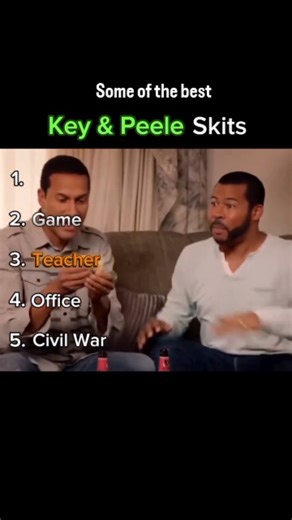 Key & Peele on Instagram: "The Comedy GOATs ! 🎭 ​Is there any duo more iconic than Key & Peele? From the legendary Substitute Teacher (A-A-Ron, where you at?!) to the absolute chaos of the Civil War and Office skits, these two have mastered the art of the "escalation." 📈 ​Whether they are roasting office culture or making us rethink every historical event ever, they never miss. It’s impossible to pick just one favorite, but these top 5 definitely live rent-free in our heads! 🧠💨 ​Which skit i