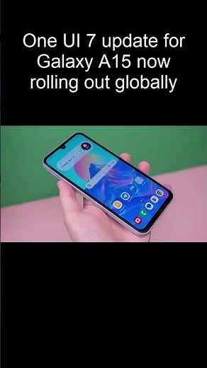 Galaxy A15 One UI 7 Update is now rolling out globally! 😱 Android 15 Features, Live Notifs & More!
