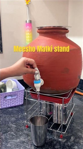 Meesho Matki stand for Water pot #meeshofinds #kitchenfinds #meesho #meeshoshopping #aesthetic #yt