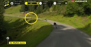 Ferrand-Prévot à 75 km/h dans la descente vers Morzine