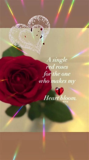 Ana Flor Villanueva on Instagram: "To the one who makes my heart bloom ✨🌹✨❤️"