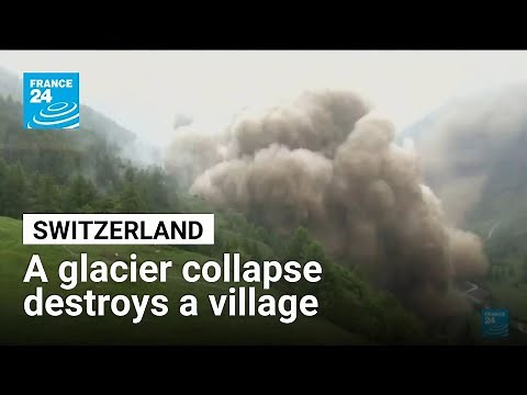 In Switzerland, a glacier collapse destroys a village • FRANCE 24 English