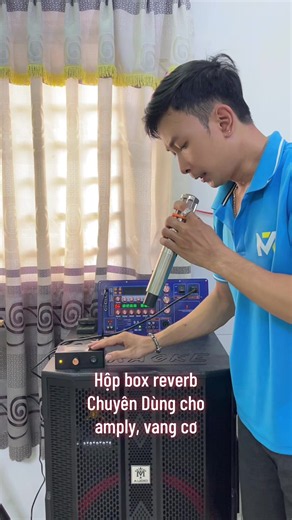 Hộp Box Reverb chuyên dụng cho amply, vang cơ, mixer