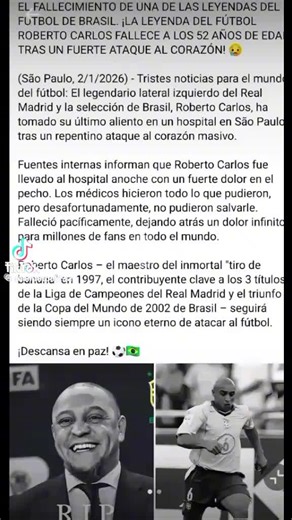 Roberto Carlos descanse en paz