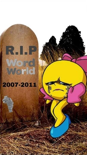 Ms PAC Man Crying About WordWorld Being Canceled On PBS Kids